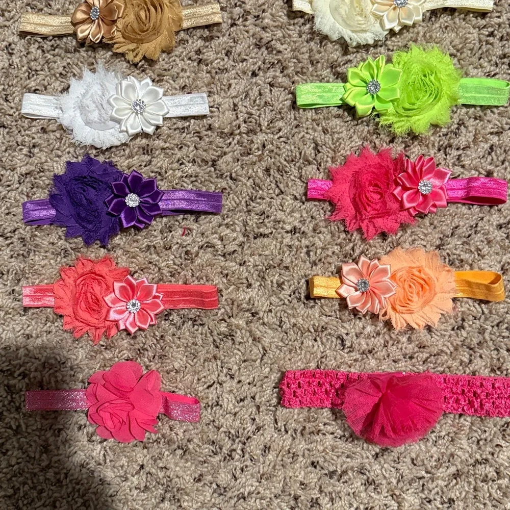 Baby bundle of headbands including two Hello Kitty